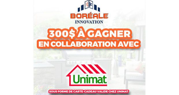 Carte cadeau Unimat de 300$