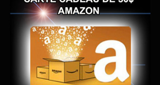Carte cadeau Amazon de 50$