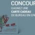 Carte-cadeau Bureau en gros de 50$