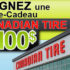 Cartes cadeaux de 100 $ de chez Canadian Tire