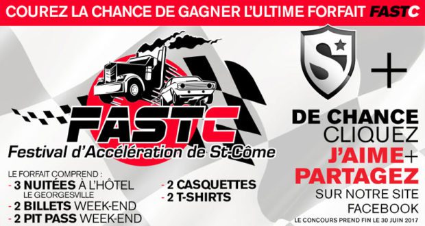 Forfait FASTC pour le Festival d'Accélération de St-Côme