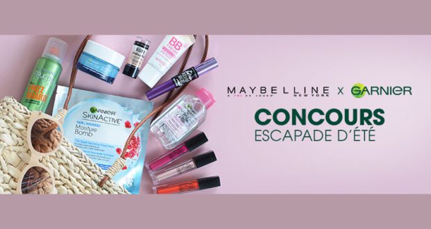 Gagnez l'un des trois ensembles Maybelline x Garnier