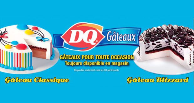 Gâteau Dairy Queen 10"