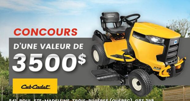Tracteur à pelouse Cub-Cadet de 3500$