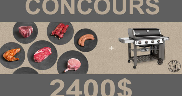 Un an de viandes Maillard + un barbecue (Valeur de 2400$)