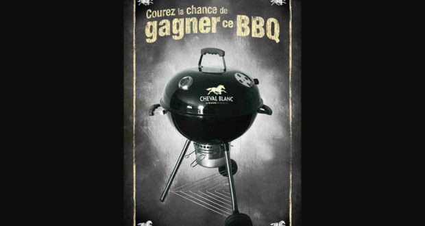 Magnifique BBQ La bière Cheval blanc