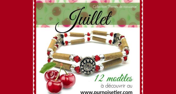 Bracelet Pur Noisetier aux couleurs de juillet