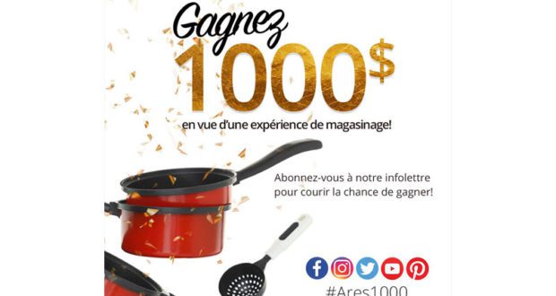 Carte-cadeau Ares Cuisine de 1000$