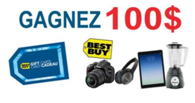 Carte-cadeau Best Buy de 100$