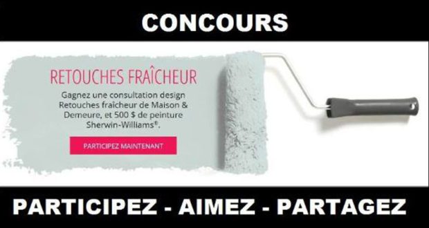 Carte-cadeau Sherwin-Williams de 500$