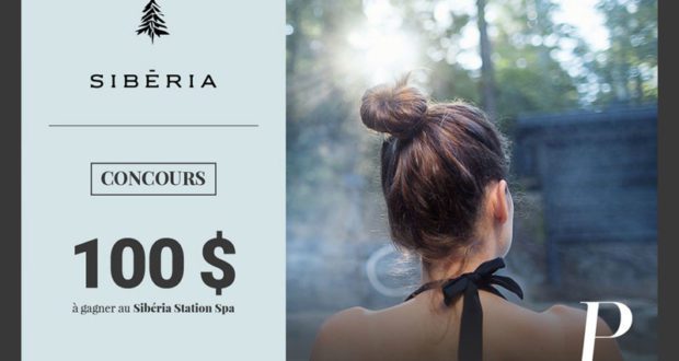 Carte cadeau Sibéria Spa de 100$