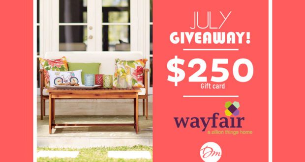 Carte-cadeau Wayfair de 250$