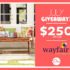 Carte-cadeau Wayfair de 250$