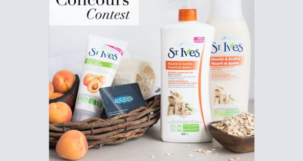 Certificat-cadeau Amerispa de 150$ + 3 produits St.Ives