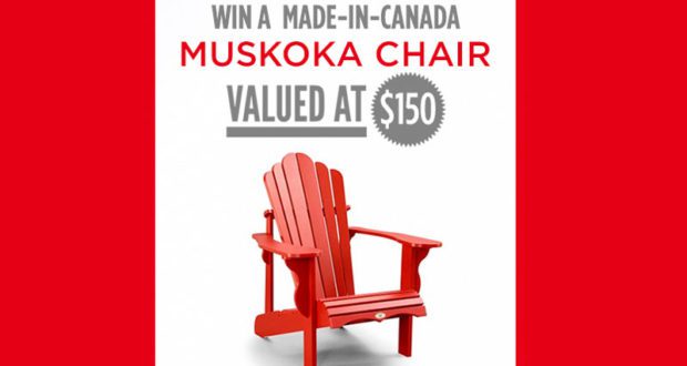 Chaise Muskoka d'une valeur de 150$