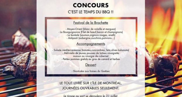 Concours C'est le temps du BBQ