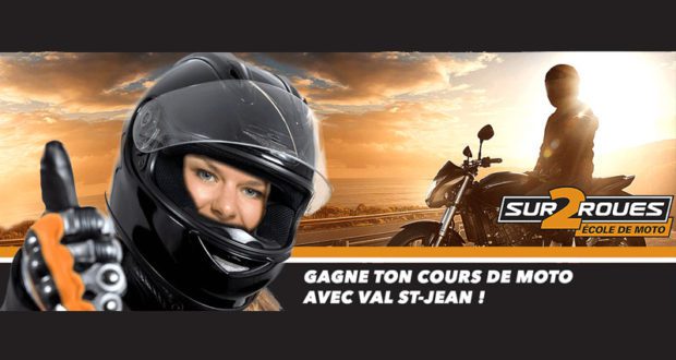 Cours de moto de 865$ avec Val St-Jean