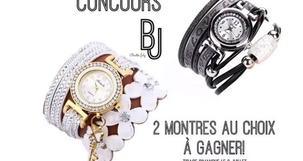 Deux montres au choix de la boutique July
