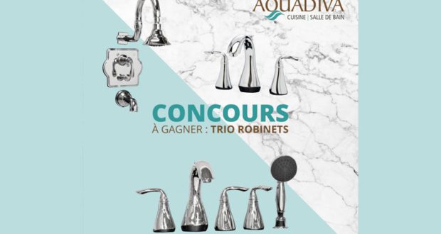 Ensemble trio de robinets de la collection JAVA de chez AquaDiva