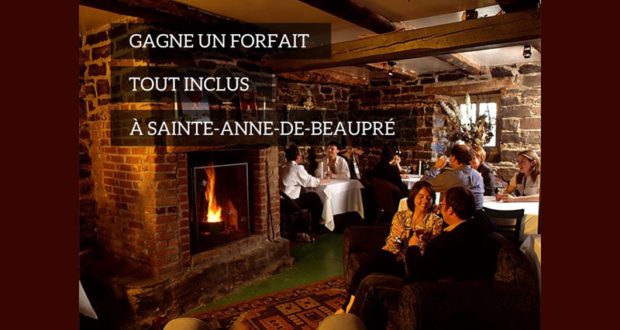 Forfait pour 2 à l'auberge La Camarine de Saint-Anne-de-Beaupré
