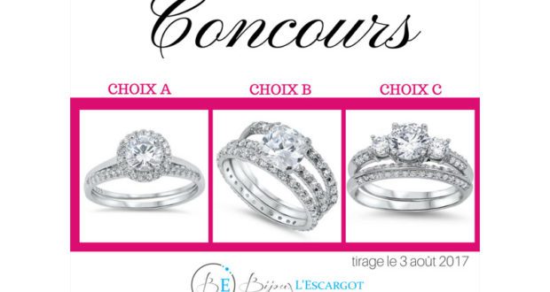 Gagnez l'une des 3 bagues