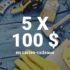 Gagnez l'une des cinq cartes cadeaux de 100$