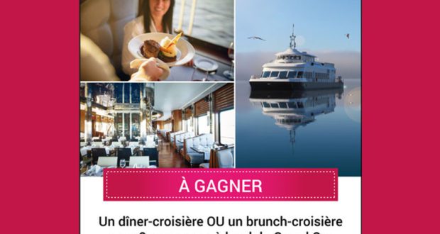 Gagnez un brunch croisière pour 2 à bord du Grand Cru