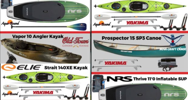 Gagnez votre Kayak Ou Canot. Valeur de 2500$