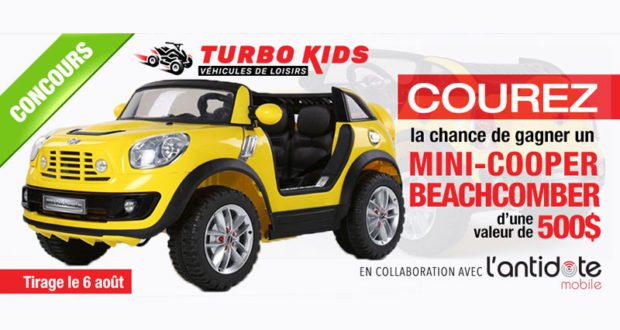 Mini-Cooper Beachcomber d'une valeur de 500$