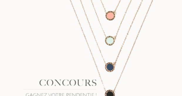 Pendentif coloré dans la couleur de votre choix