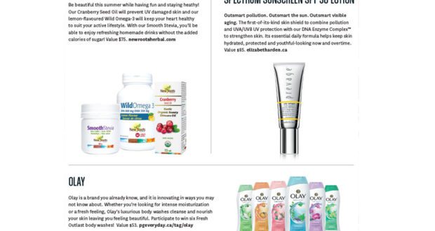 Produits de beauté d'une valeur de 213 $