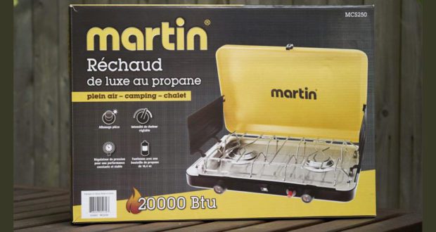 Réchaud Martin deluxe de grande qualité