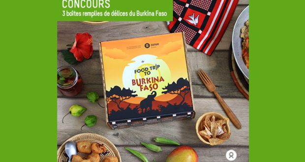 Gagnez 3 Boîte Food Trip To Burkina Faso