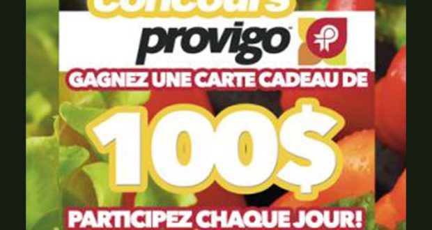 Trois Cartes-cadeaux Provigo de 100$