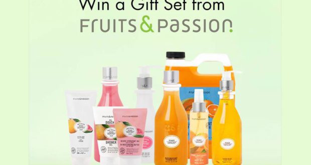 Un ensemble de produits Fruits & Passion