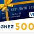 Une Carte prépayée de 500$ et 3 cartes prépayées de 100 $