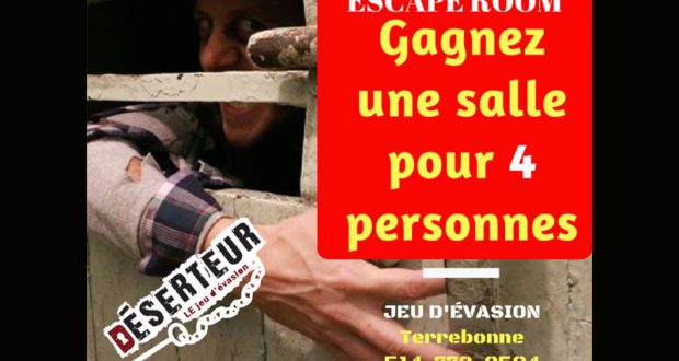 Une salle pour Quatre Déserteur Le jeu d’évasion