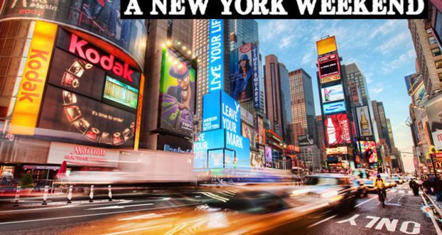 Week-end pour deux à New York. Valeur de 3000$