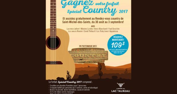 Gagnez votre forfait Spécial Country 2017