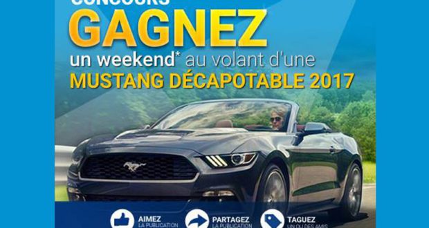 Un long weekend à bord d'une Ford Mustang décapotable 2017