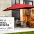 Parasol suspendu pour Spa ou pour ensemble patio