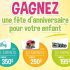 Gagnez un des 3 forfaits fête pour votre enfant