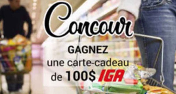 Carte-cadeau IGA de 100$