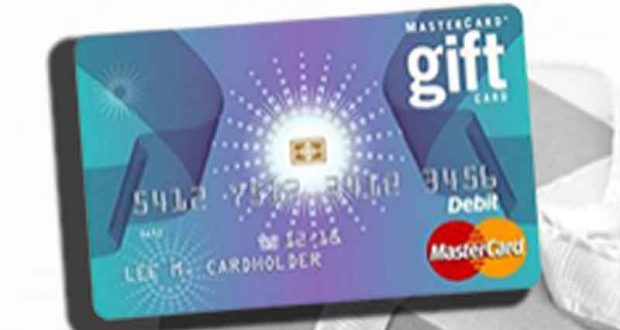 Carte-cadeau Mastercard prépayée de 100$