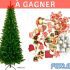 Sapin artificiel de 8 pi et plusieurs décorations de Noël de 280$