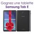 Une tablette Samsung Tab E