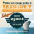 2500$ à échanger dans une agence de voyages de Plaza Laval