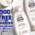 500 Ensembles de shampooing et revitalisant Garnier à l'avoine