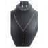 Ensemble Collier et Boucles d'oreilles Le Pendule
