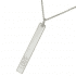 Pendentif Love en argent rhodié de la compagnie Elle